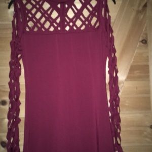Never worn cutout bodycon dress